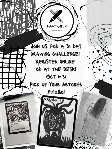 Image for event: Artober 2023: Art kits are gone. Remember to draw today!