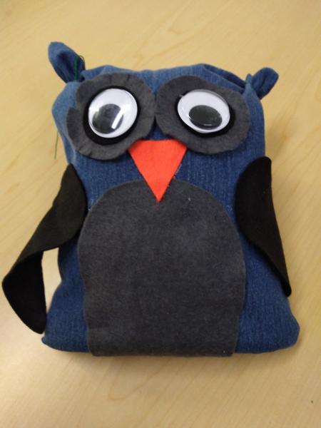 Image for event: Kit2Go: Recycled Jean Owls